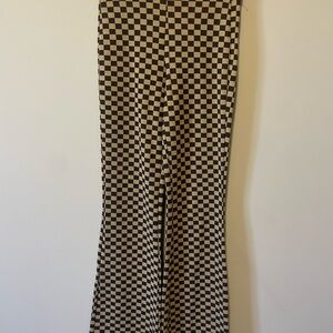 Checkered Brown and Tan Pants